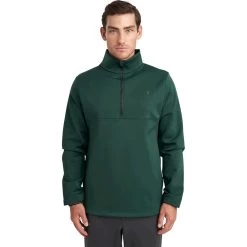 VOLAIRE Performance Half-Zip Signature V, Dunkelgrün