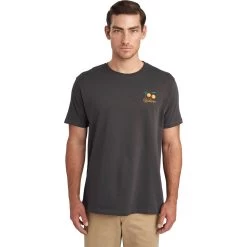 VOLAIRE T-Shirt Orange Zest, Dunkelgrau