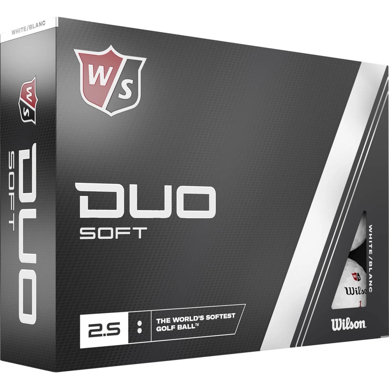 Wilson Duo Soft + Golfbälle - 12er Pack, Weiß 1 Wilson Duo Soft + Golfbälle - 12er Pack, Weiß