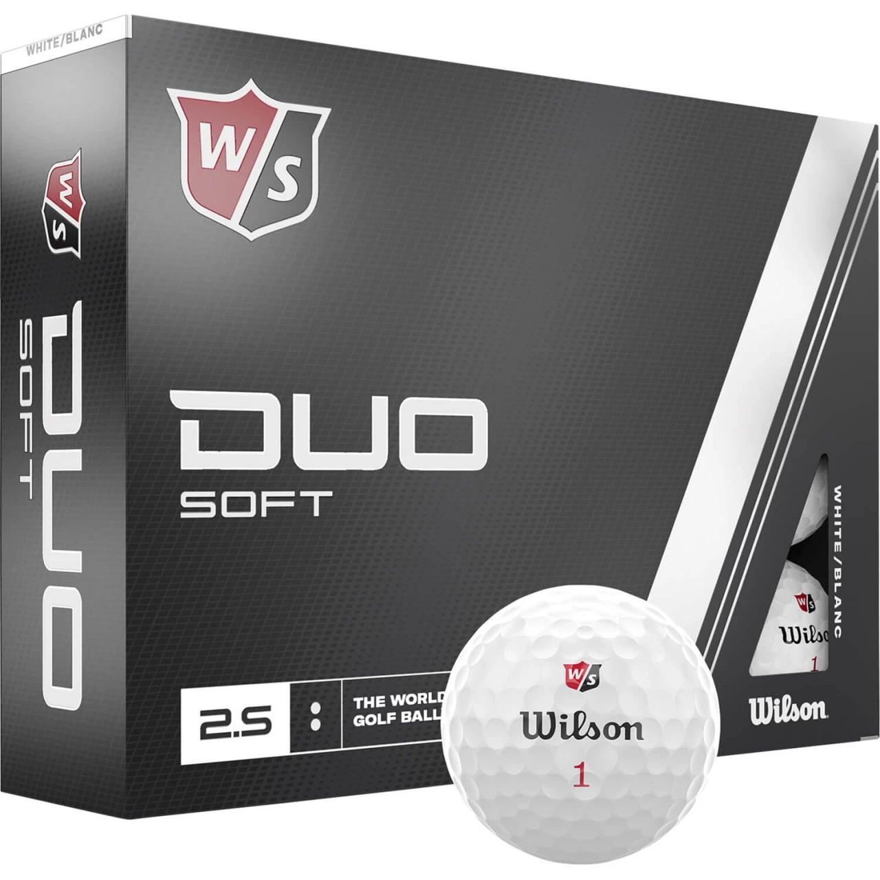 Wilson Duo Soft + Golfbälle - 12er Pack, Weiß 2 Wilson Duo Soft + Golfbälle - 12er Pack, Weiß – Bild 2