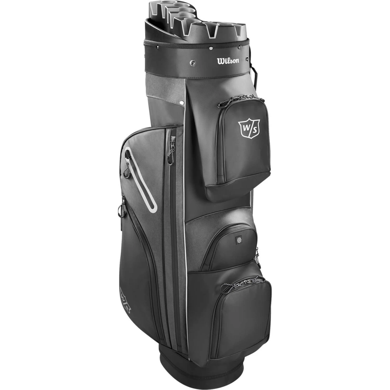Wilson Staff Cartbag ILock Dry, Silber/schwarz 2 Wilson Staff Cartbag ILock Dry, Silber/schwarz – Bild 2