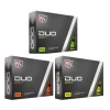 Wilson Staff Duo Optix Golfbälle - 12er Pack, Gelb
