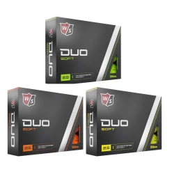 Wilson Staff Duo Optix Golfbälle - 12er Pack, Gelb