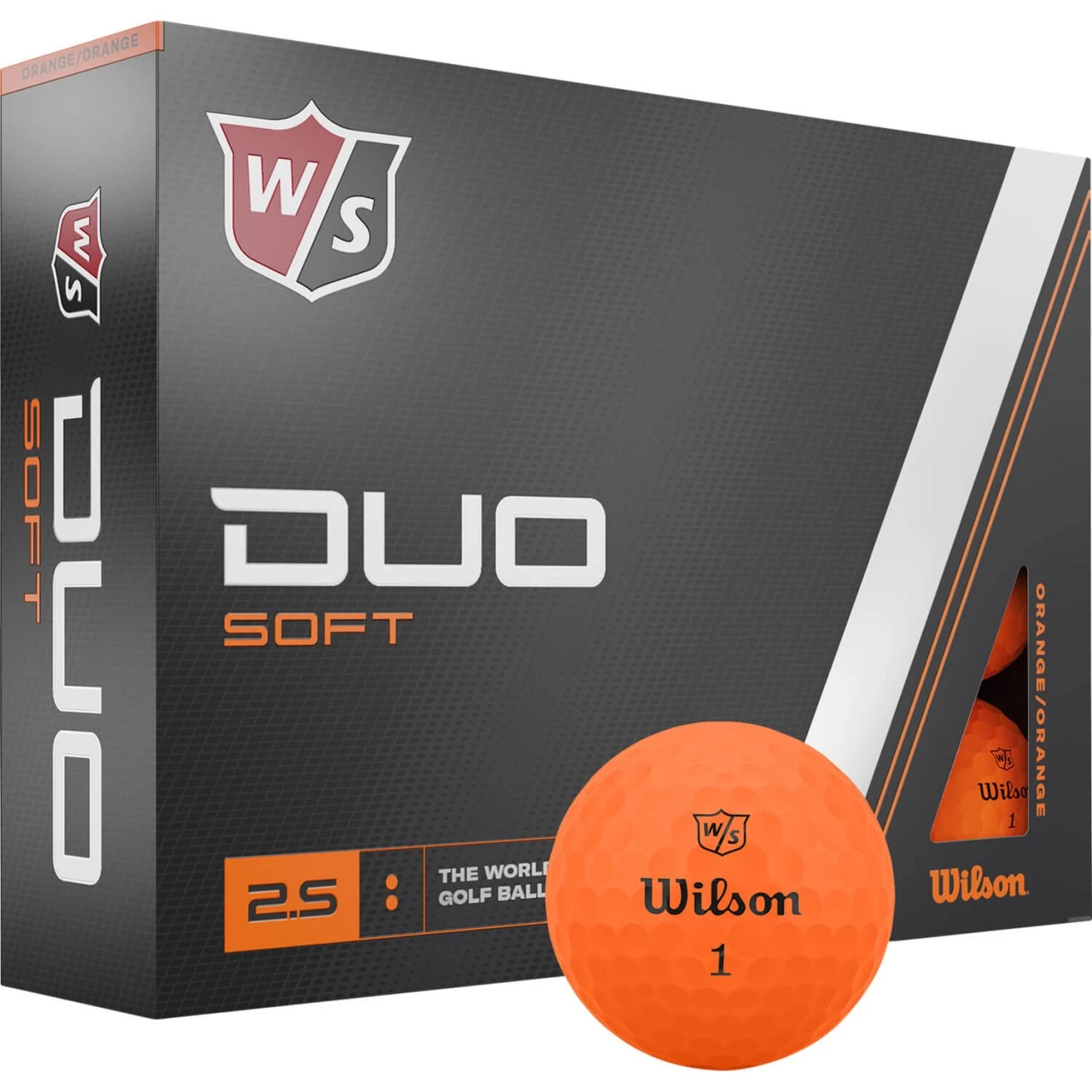 Wilson Staff Duo Optix Golfbälle - 12er Pack, Orange 2 Wilson Staff Duo Optix Golfbälle - 12er Pack, Orange – Bild 2