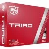 Wilson TRIAD Golfbälle 2022 - 12er Pack, Weiß